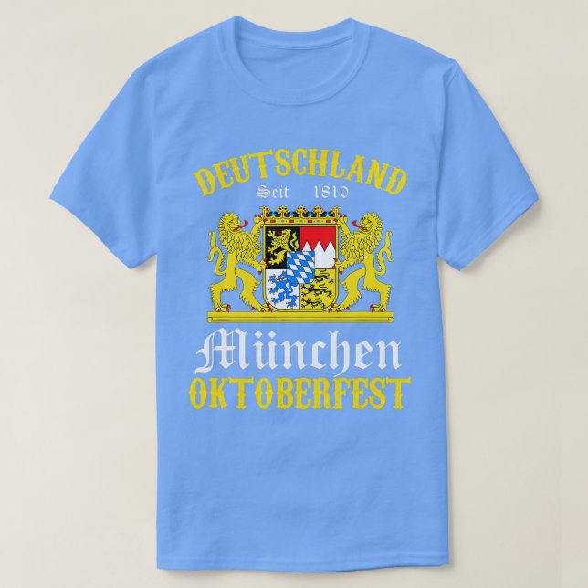 T-shirt Oktoberfest Deutschland German Beer Festival (Design devant)