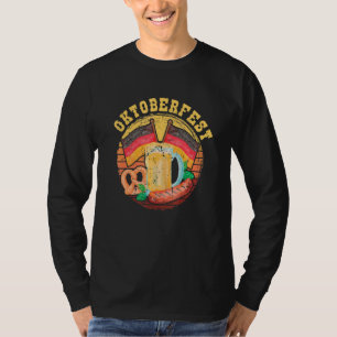 T-shirt Oktoberfest Festival de la bière Drapeau allemand