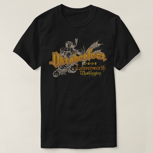 T-shirt Oktoberfest Leavenworth Washington Amateurs de biè (Design devant)