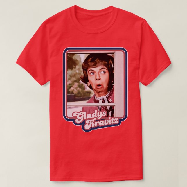 T-shirt Ol Nosy Mme Gladys Kravitz (Design devant)