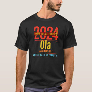 T-shirt Ola Arkansas AR Total Solaire Eclipse 2024 4