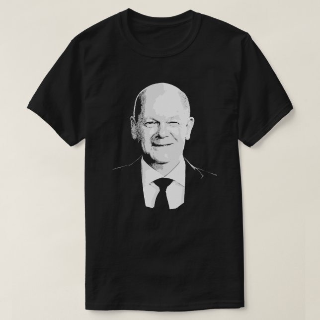 T-shirt Olaf Scholz (Design devant)