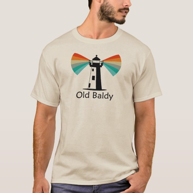 T-shirt Old Baldy Lighthouse Rainbow (Devant)