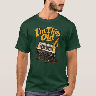 T-shirt Old Cassette Tape Retro 90s Funny Nostalgia Shirt