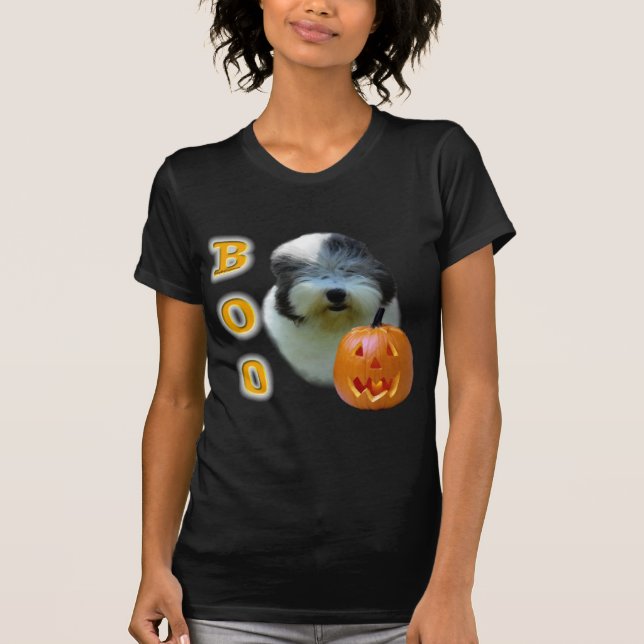 T-shirt Old English Sheepdog Boo (Devant)