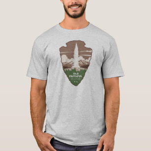 T-shirt Old Faithful Parc national de Yellowstone Arrowhea