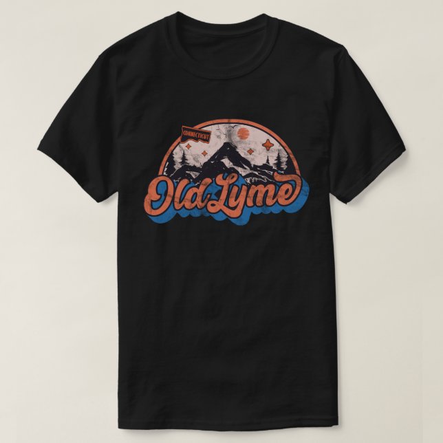 T-shirt Old Lyme, Connecticut (Design devant)