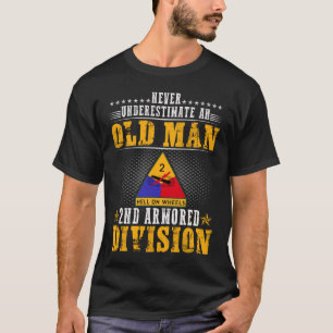 T-shirt Old Man 2e division blindée Militaire Militaire Ve