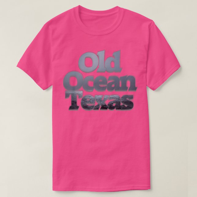 T-shirt Old Ocean Texas (Design devant)