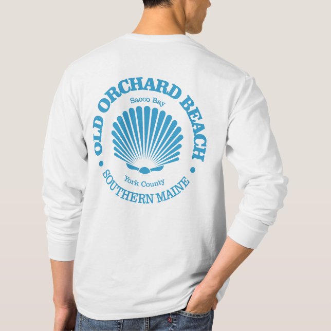 T-shirt Old Orchard Beach (coquillage) (Dos)