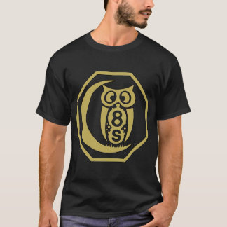 T-shirt Old Owl Gold Crest