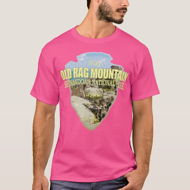 T-shirt Old Rag Mountain (Arrowhead) (Devant)
