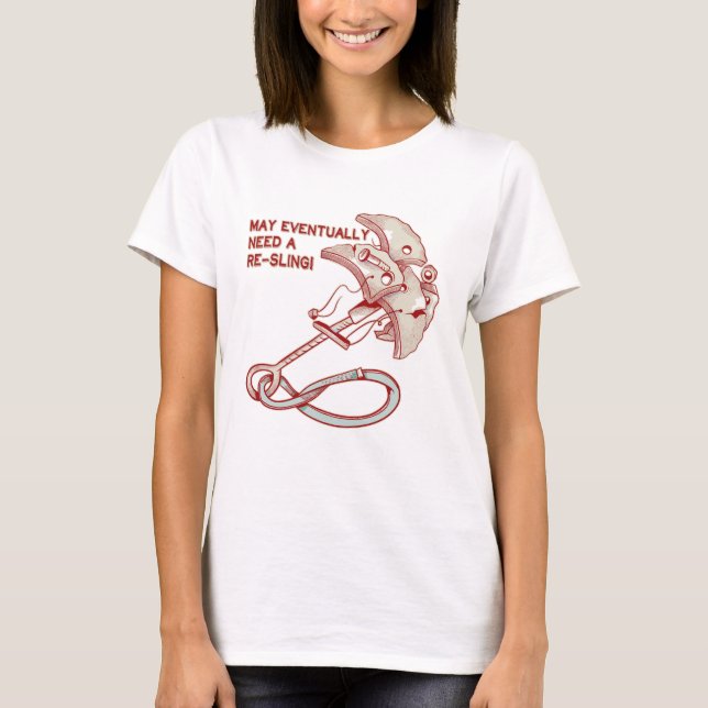 T-shirt Old Rock escalade cam drôle (Devant)