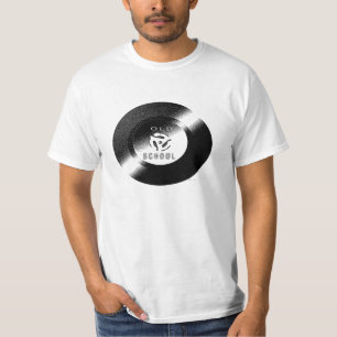T-shirt Old School 45 Vinyl Record