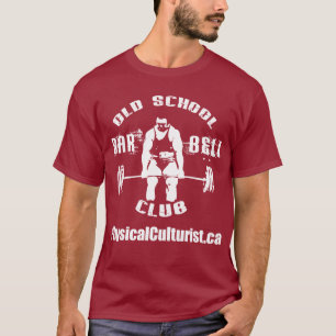 T-shirt Old School Barbell Club Appareils