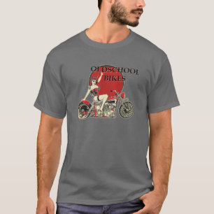 T-shirt - Old School Bikes - Rétro