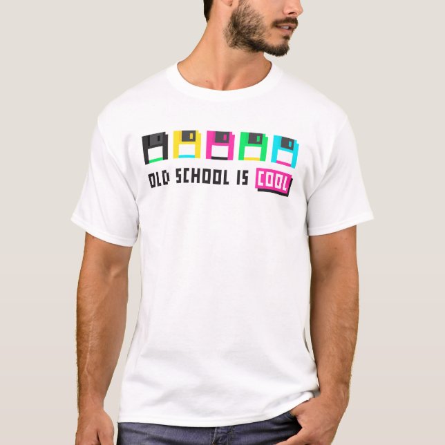 T-Shirt Old school est cool (Devant)