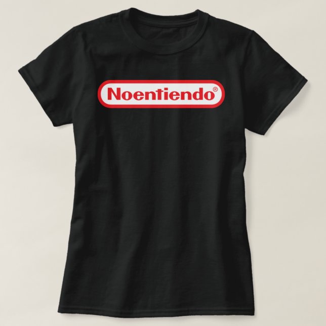 T-shirt Old School Games No Entiendo Meme Noentiendo Class (Design devant)