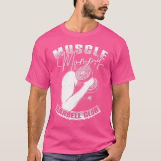 T-shirt Old School Gym Muscle maman Barbell Lifting Club