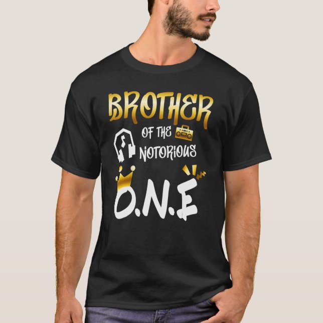 T-shirt Old School  Hip Hop Brother Of The Notorious One (Devant)