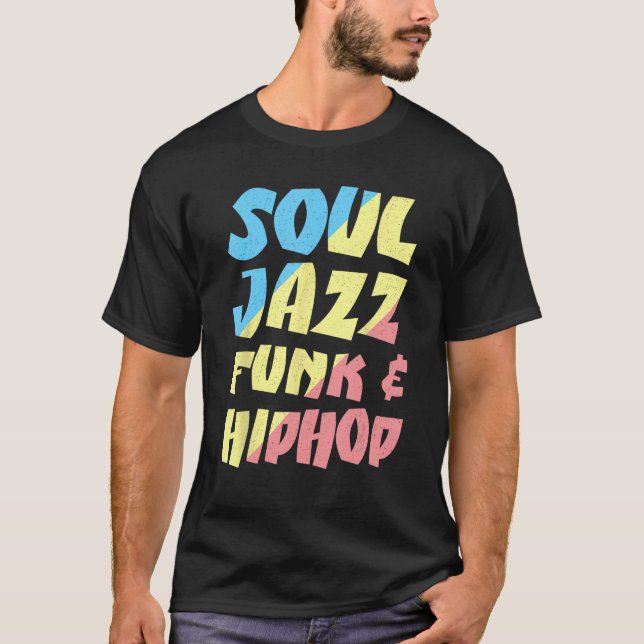 T-shirt Old School Hip hop Jazz Lover Future Rapper Rap Mu (Devant)