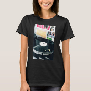 T-shirt Old School Hip hop Music DJ Vinyl Record