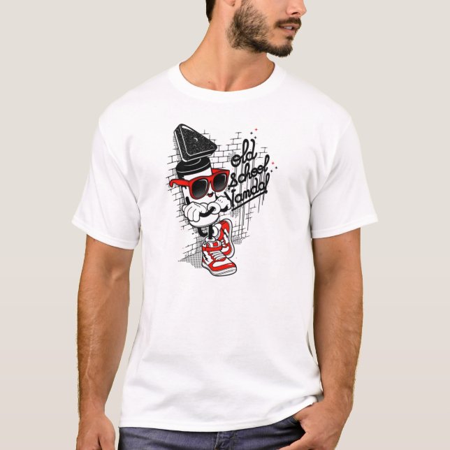 T-SHIRT OLD SCHOOL VANDAL (Devant)