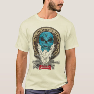 T-SHIRT OLD SKULL MOTORCYCLE BUILDER I