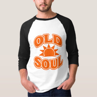 T-shirt Old Soul Retro Vintage Typography Sunset Aesthetic