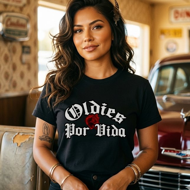 T-shirt Oldies por vida (Oldies por vida T-shirt)