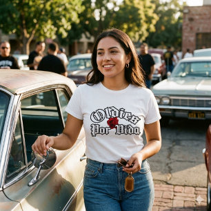 T-shirt Oldies por vida tee - shirt