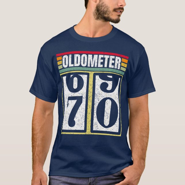 T-shirt Oldometer 6970 ans amateurs d'automobile B  (Devant)