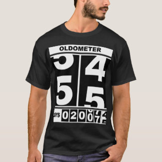 T-shirt Oldomètre 65e anniversaire drôle étape Odomètre