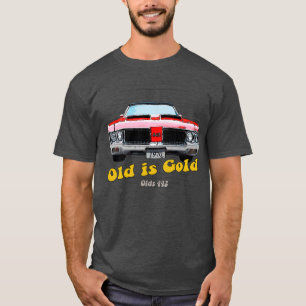 T-shirt Olds 442 American Muscle Old is Gold