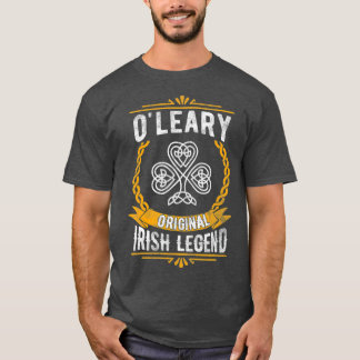 T-shirt OLeary Irish Nom Cadeau Vintage Irlande Famille
