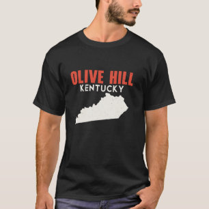 T-shirt Olive Hill Kentucky USA State America Travel Kentu