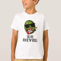 Olive Rock Et Roll Funky Rocker Olive Pun