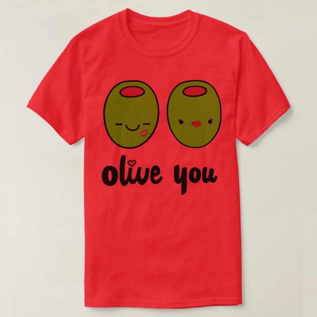 T-shirt Olive You (Design devant)