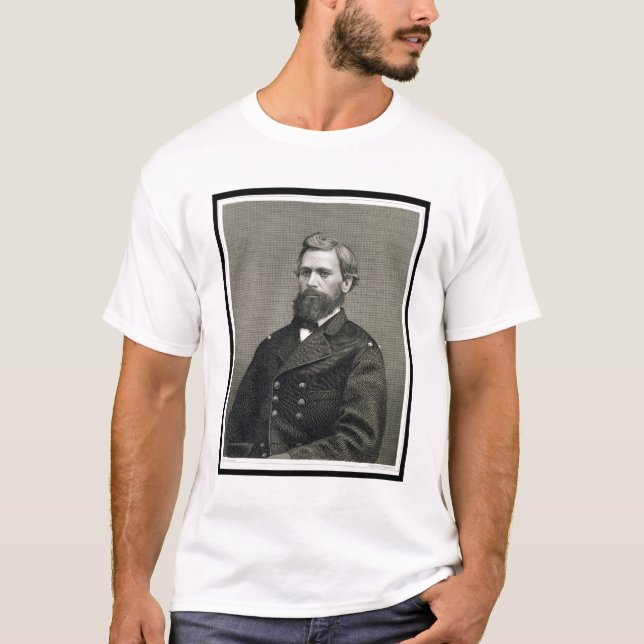 T-shirt Oliver Otis Howard (1830-1909), gravé par Robert (Devant)