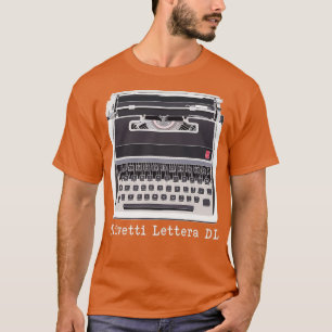T-shirt Olivetti Lettera DL dessin couleur