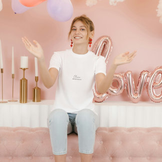 T-shirt Olivia DEMOISELLE D'HONNEUR | Écriture Moderne Min