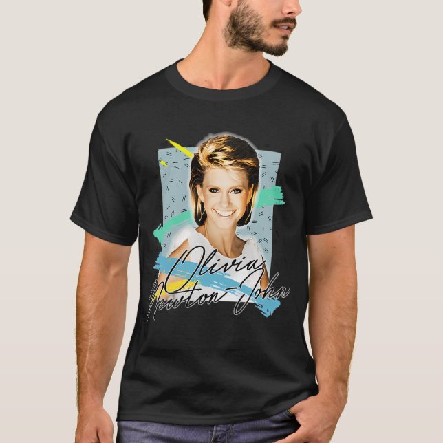 T-shirt Olivia Newton John 80s (Devant)