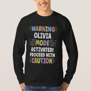 T-shirt OLIVIA Nom personnalisé Funny mignon OLIVIA person
