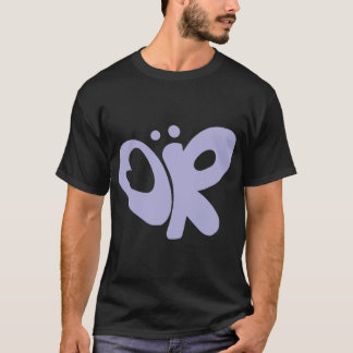 T-shirt olivia rodrigo logo papillon violet Sticker