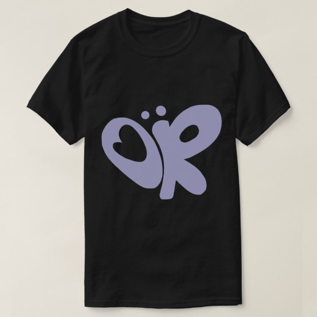 T-shirt olivia rodrigo logo papillon violet Sticker Copier (Design devant)