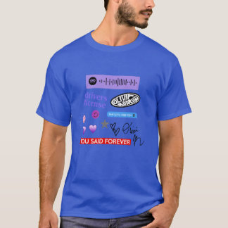 T-shirt Olivia Rodrigo Sweatshirt, Olivia Rodrigo Sour Alb