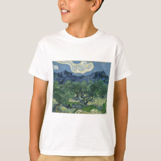 T-shirt Oliviers dans un paysage montagneux