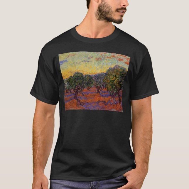 T-shirt Oliviers - Vincent van Gogh (Devant)