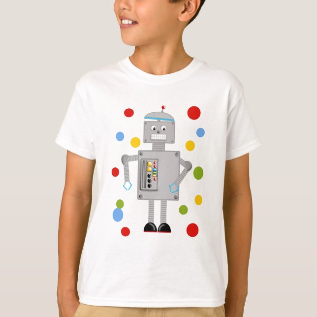 T-shirt Ollie le robot (Devant)