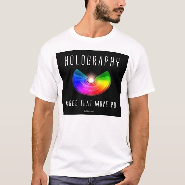 T-shirt Olographie. Images qui vous déplacent. (2b) (Devant)